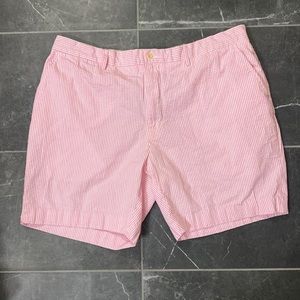 Ralph Lauren pink seersucker shorts 40
